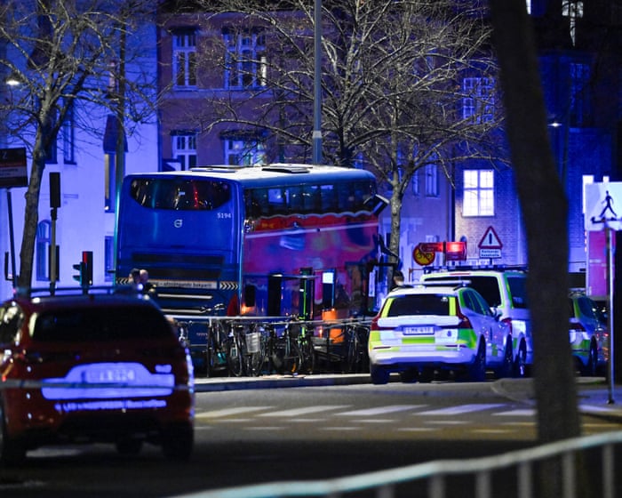 Several dead and injured, police say, after bus crashes into bus stop in Stockholm – as it happened
