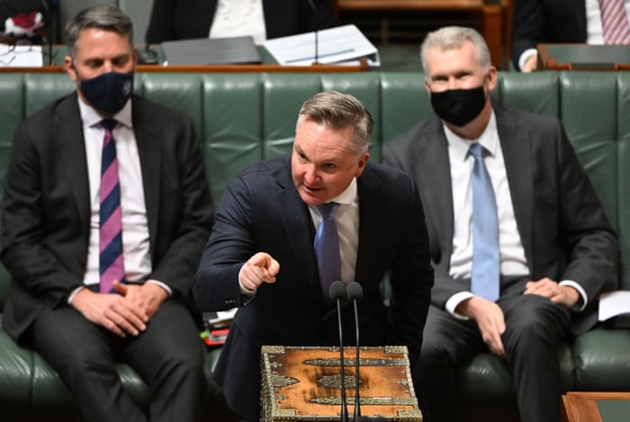 Minister for climate change Chris Bowen during question time.