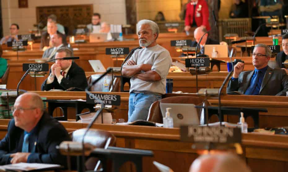 Ernie Chambers is the Nebraska state senator who has piloted the bill to abolish the death penalty. He is the longest-serving state senator in the history of Nebraska.