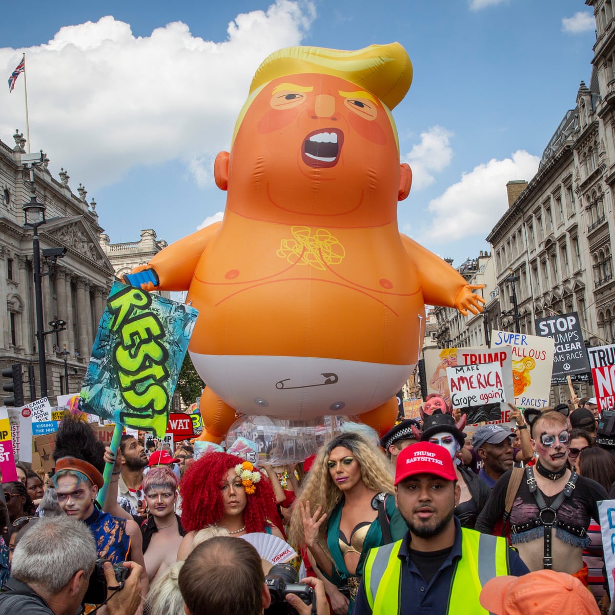 Trump Baby Blimp Back And Could Be Even Bigger For Uk State Visit Uk News The Guardian