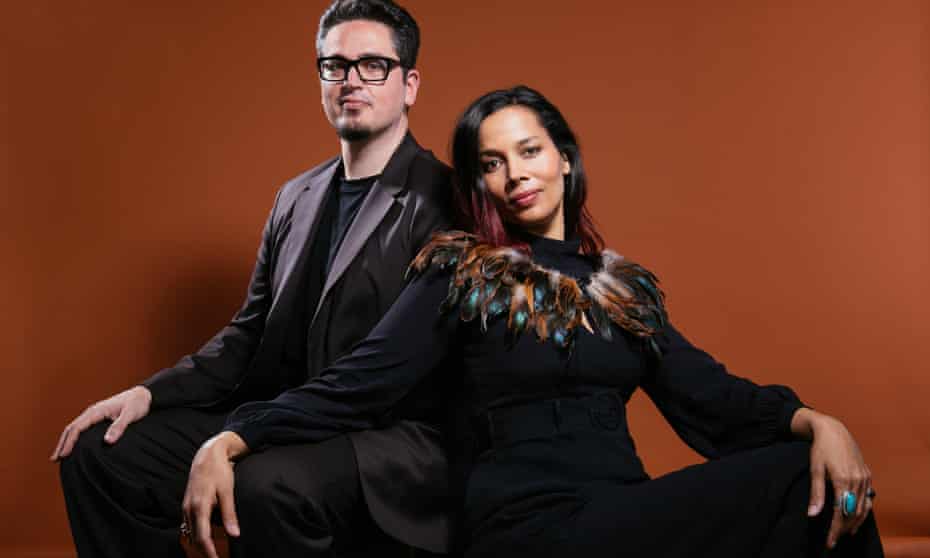 Astonishing levels of beauty and control ... Francesco Turrisi and Rhiannon Giddens.