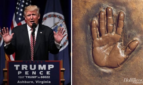 one tiny hand — donald trump.
