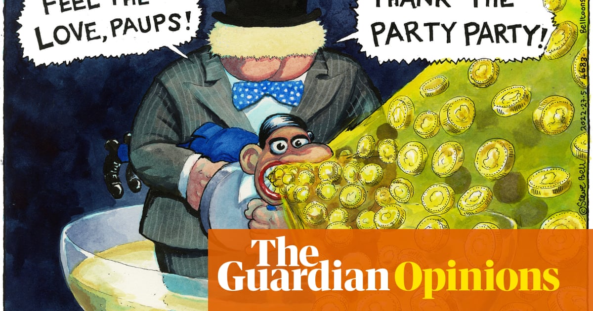 Steve Bell on Rishi Sunak's cost of living package – cartoon | Opinion |  The Guardian
