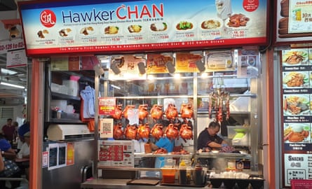 Liao Fan Hawker Chan, where diners can eat Michelin-starred food for around £1.65.