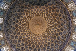 Ceiling of the Sheikh Lotfollah Mosque.