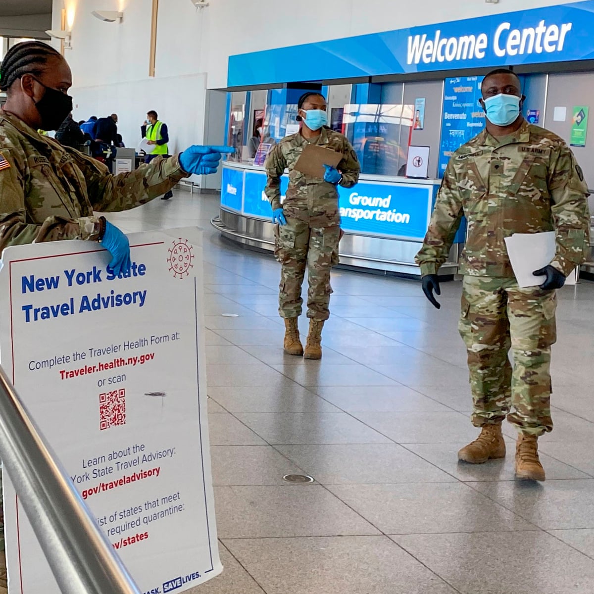 New York City Orders Quarantine For All Travelers From Uk New York The Guardian