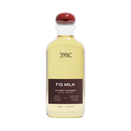 Bottle of Fig Milk body cleanser oil