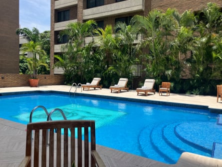 a hotel swimming pool