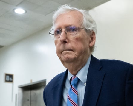 US Senator Mitch McConnell.