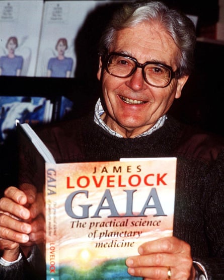 Lovelock in 1991 with the book that made his name