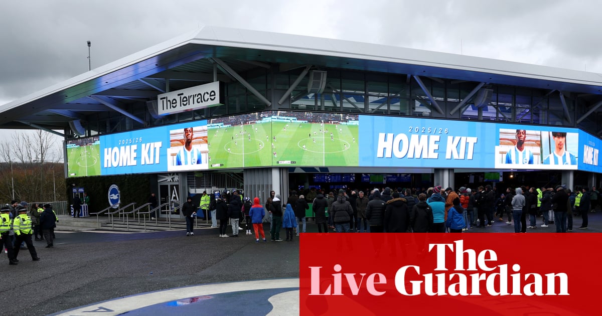 Brighton v West Ham: Premier League – live