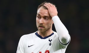 Christian Eriksen Admits He Felt Like The Black Sheep At Tottenham Football The Guardian