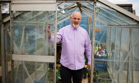 Paul Cooper, who chairs the Walkers Lane allotments association in St Helens, Merseyside