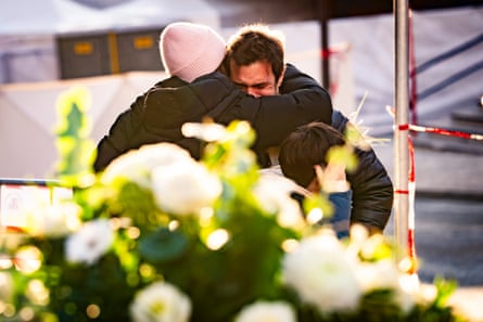 People gather outside Le Constellation bar