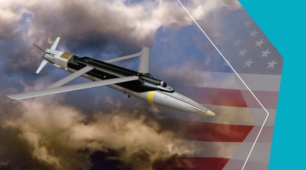 Promotional illustration showing MBDA Inc’s Diamond Back wings on a guided bomb.