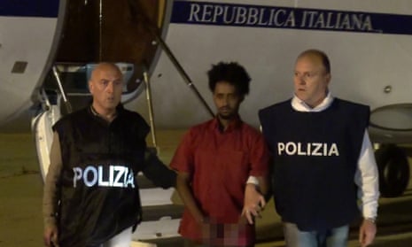 A picture released by the Italian police in June shows a man presented as Medhanie Yehdego Mered