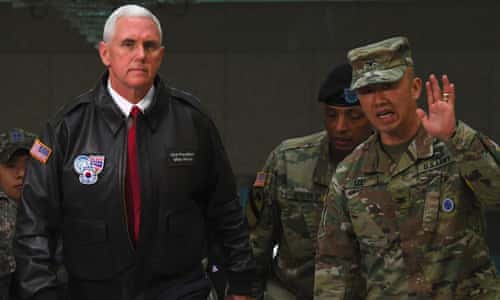 Mike Pence warns Pyongyang: do not test Trump's resolve