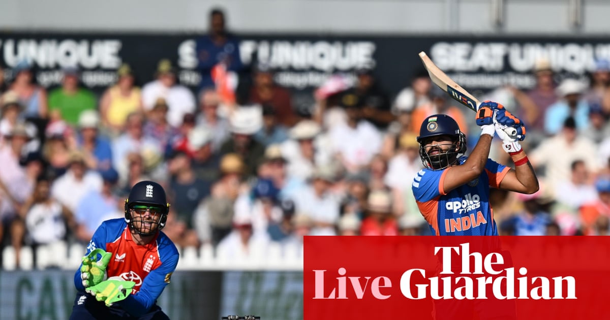 England v India: fourth men’s T20 cricket international – live