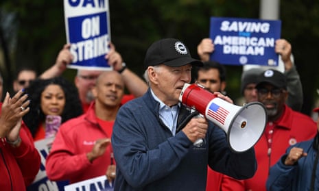 ‘The UAW strike could be a chance to dismantle the rightwing myth that reducing emissions hurts working people.’