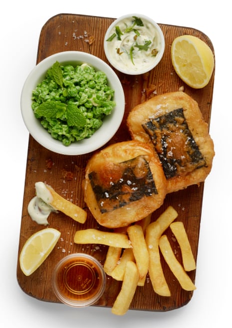 Felicity Cloake’s perfect battered tofish: serve with chips.