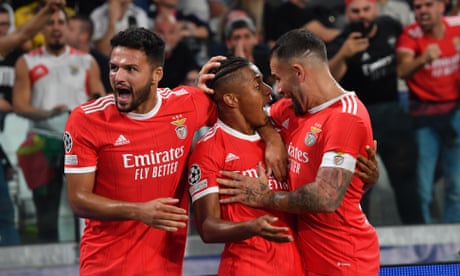 Champions League: Benfica fight back to leave Juventus at risk of early exit