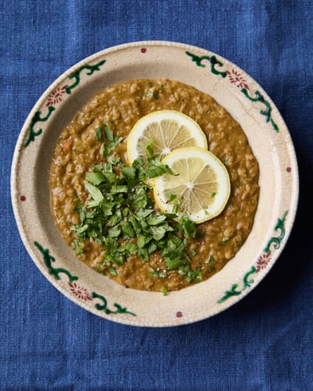 Ilhan Mohamed Abdi’s addas lentil soup.