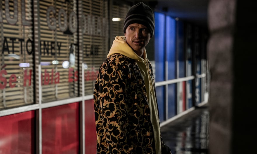 Aaron Paul as Jesse Pinkman.