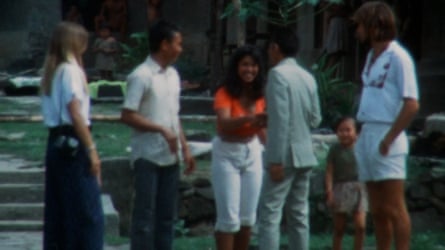 Image of Ingrid in 1976 from the film Point of Change. They are from the Super 8 footage shot by Kevin Lovett during the 1976 trip.