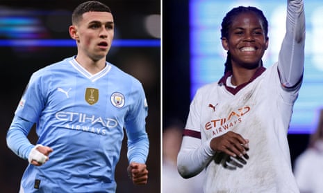 Phil Foden and Bunny Shaw