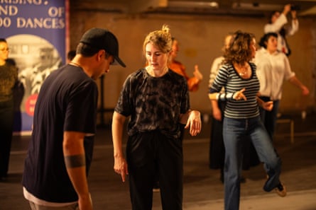 Dee Jefferson gets help from an instructor