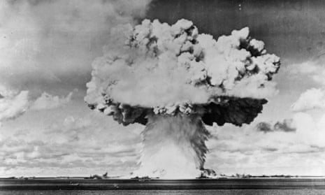 US atomic bomb test explosion off Bikini Atoll, Micronesia, 1946