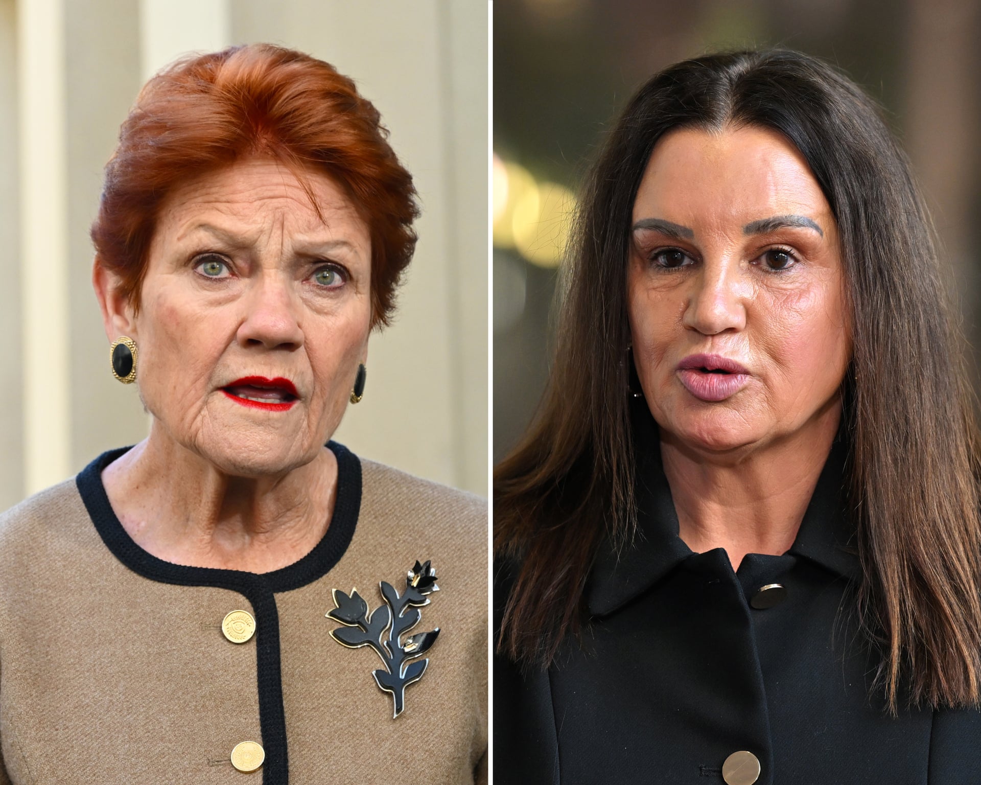 Photo: The Guardian Jacqui Lambie Says Pauline Hanson Has Not Apologized for Cartoon