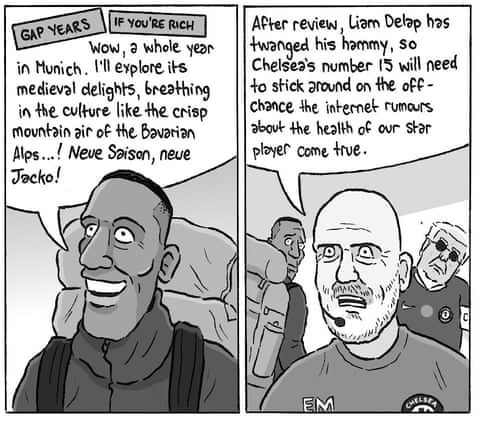 David Squires on ... after review, this week’s cartoon is a VAR special, panel 6