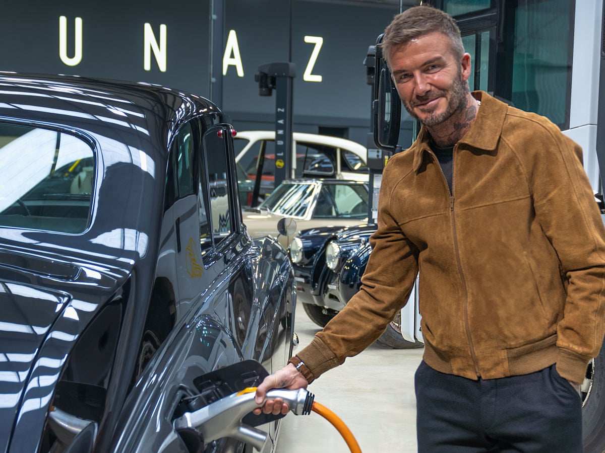 David Beckham Range Rover