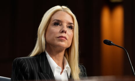 Pam Bondi, now US attorney general, appears before the Senate Judiciary Committee for her confirmation hearing, at the Capitol in Washington, Wednesday, Jan. 15, 2025.