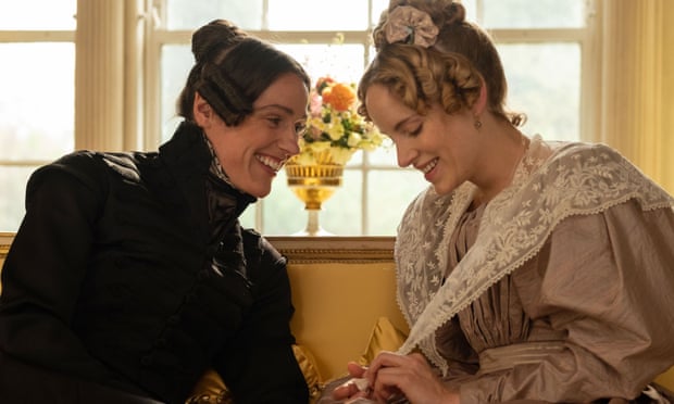 Anne Lister (Suranne Jones) and Ann Walker (Sophie Rundle) in a scene from Gentleman Jack, the forthcoming TV drama series written and directed by Sally Wainwright.