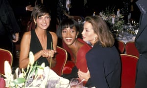 With Linda Evangelista and Christy Turlington in 1989