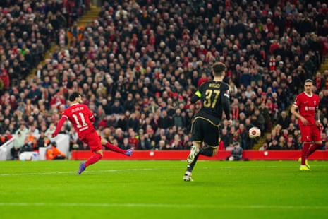 Salah scores for Liverpool
