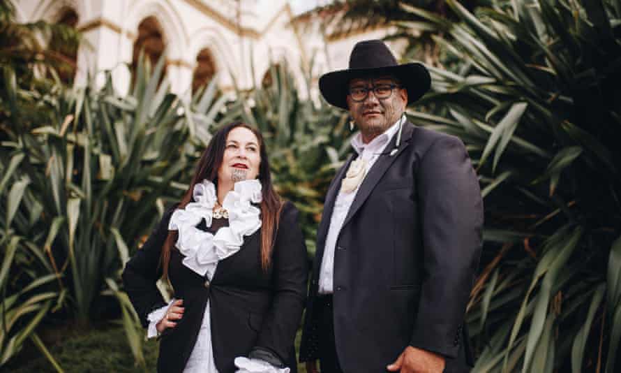 Te Pati Māori co-leaders Rawiri Waititi and Debbie Ngarewa-Packer.