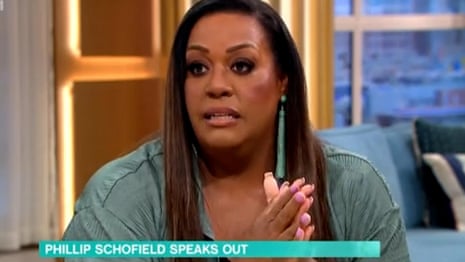 'I'm in conflict': Alison Hammond in tears over Phillip Schofield's affair on This Morning – video