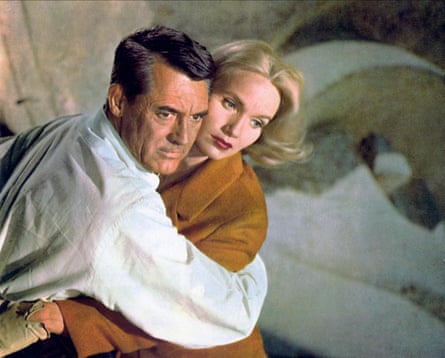 With Cary Grant in North by Northwest.