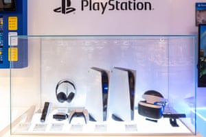 PlayStation 5 seen at Sony’s official store in Hong Kong.