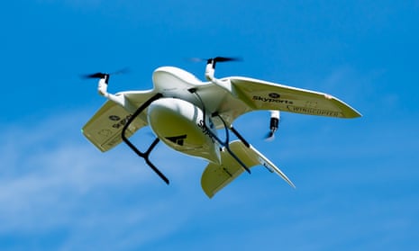 Skyports drones have been trialled by NHS Highland.