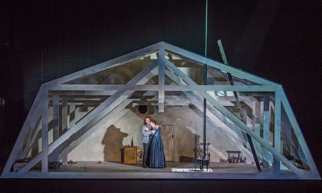 Michael Fabiano as Rodolfo and Nicole Car as Mimi in La Boheme by Puccini @ Royal Opera House. 