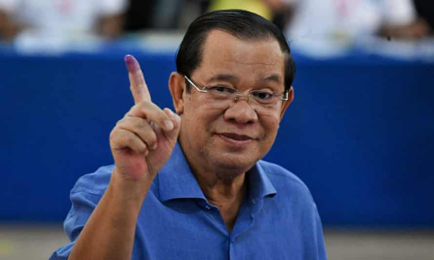 Cambodia's prime minister, Hun Sen.