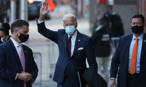 Joe Biden in Wilmington, Delaware on Tuesday.
