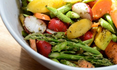 Vegetables in salad