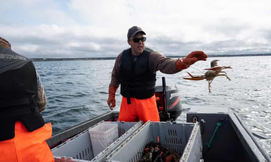 Indigenous lobster fisherman Jason Lamrock