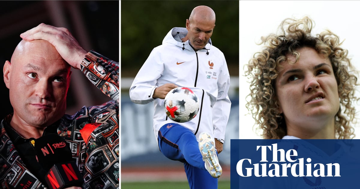 Sports quiz of the week: Fury v Joshua, Zinedine Zidane and England’s run