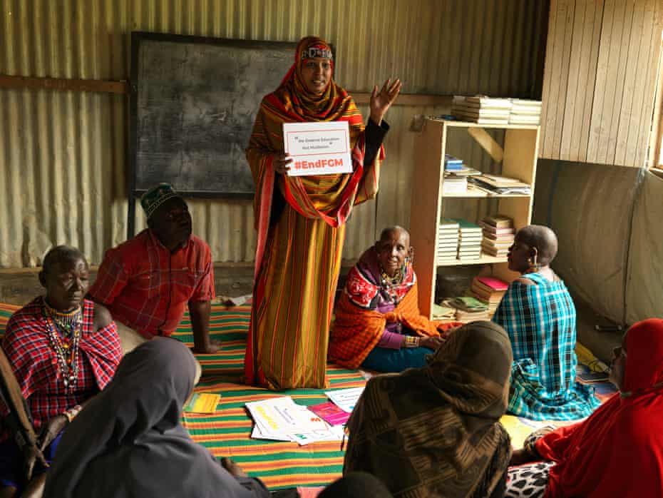 Portrait shoot of Sadia Hussein for The Guardian “What a better way to spend a day. I spoke with survivors, men & did Children mentorship session in Kajiado in a day! No resting until FGM becomes history in our generation. It’s high time for churches & mosques to condemn FGM with strongest term possible” . - Kenya